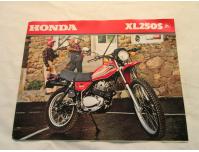 Image of Brochure XL250S 79